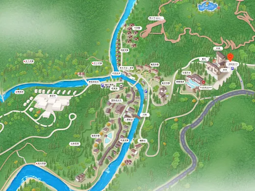 邢台结合景区手绘地图智慧导览和720全景技术，可以让景区更加“动”起来，为游客提供更加身临其境的导览体验。
